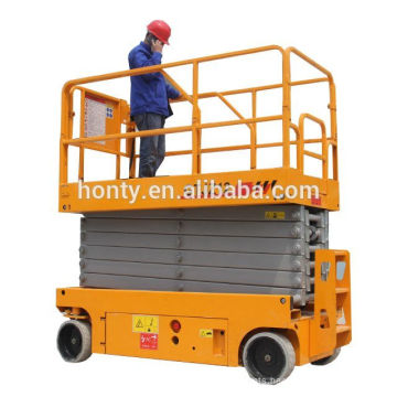 10m self propelled electric hydraulic scissor lift table